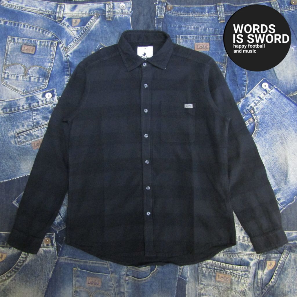 LOIS JEANS KEMEJA HITAM - KLL602 -