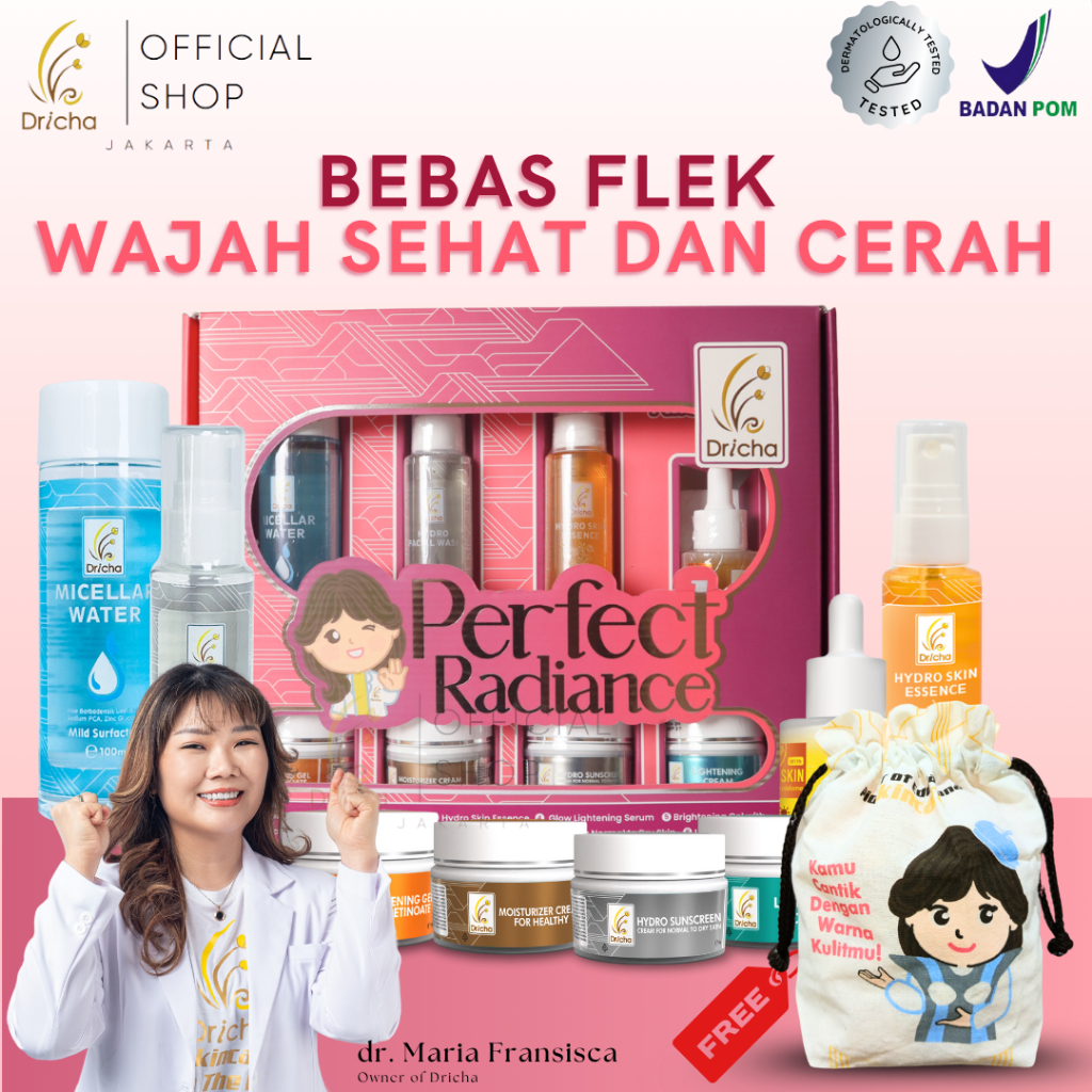 Dricha Paket Perfect Radiance Kita ( All skin type (FLEK))