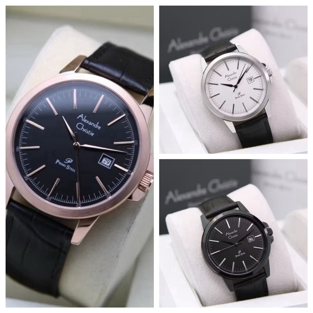 JAM TANGAN PRIA ALEXANDRE CHRISTIE AC 1008 AC1008 KULIT ORIGINAL GARANSI RESMI