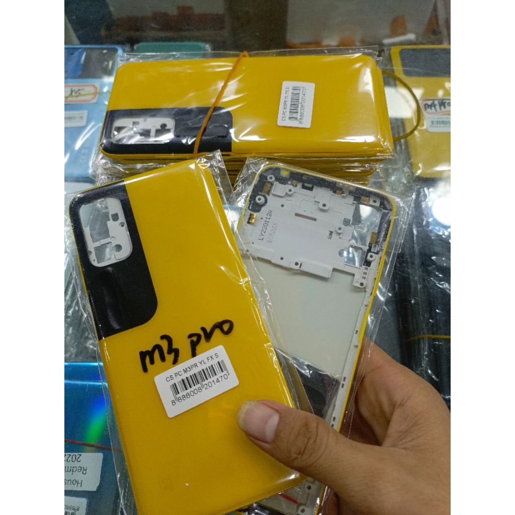 kessing hausing fullset Xiaomi Poco M3 Pro / 5G Backdor + Bazzel tutup mesin
