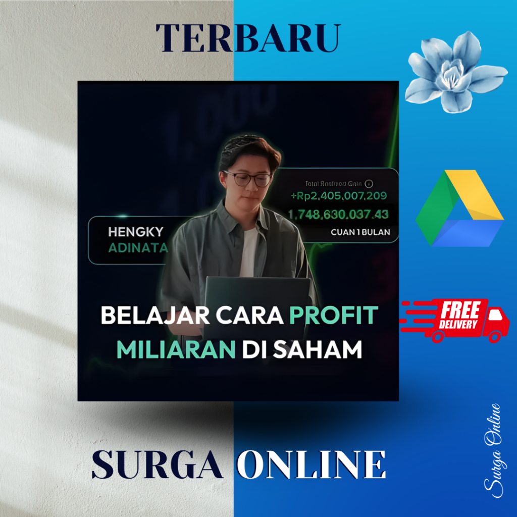 Kursus Saham by remora traders hengky adinata belajar saham || G-drive akses lifetime update