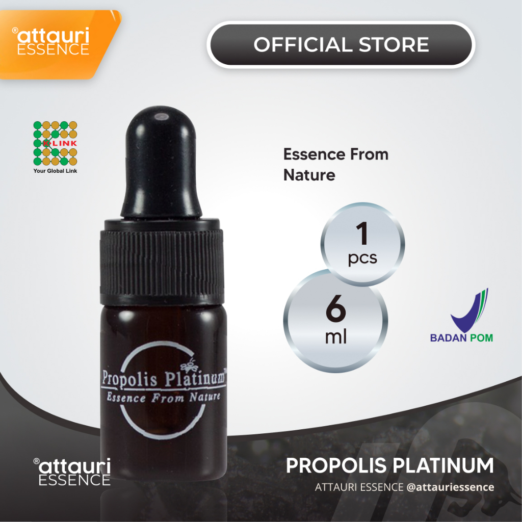 Propolis Platinum K-Link Single Bottle (6 ml) Essence From Nature Air Lebah Alami Propolis K Link He