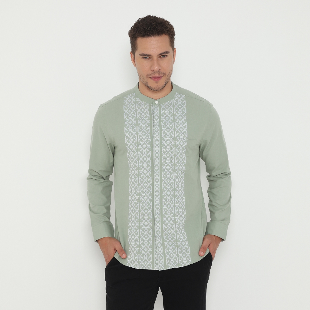 Platini Kemeja Pria Koko Shanghai Lengan Panjang 961393