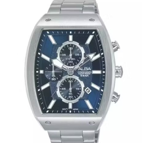 Alba AM3993X1 chrono jam tangan cowok original