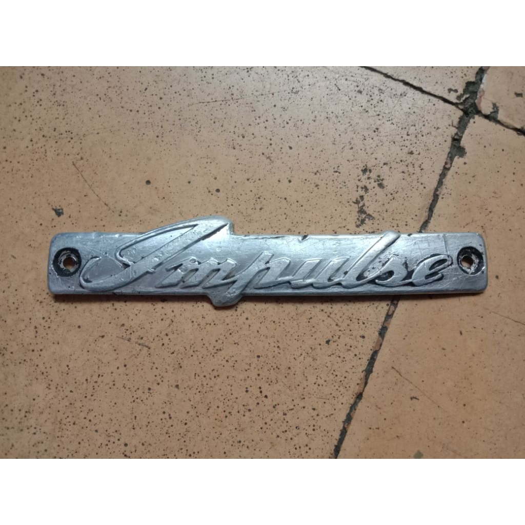 Emblem Logo Knalpot Suzuki TRS Original