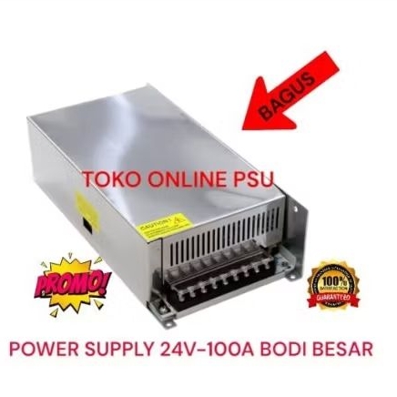 SUPPLY POWER SUPPLY SWITCHING 24V 100A TRAFO POWER SUPLY FAN/KIPAS