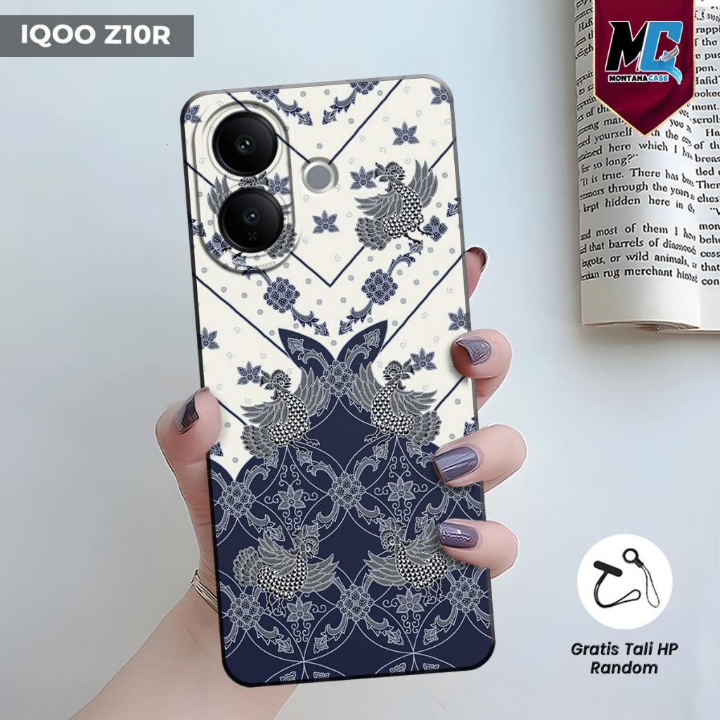Softcase IQOO Series IQOO Z10R / Z10 5G / Z9 5G /Z9X 5G/ Z7 5G / Z7X 5G Motif Batik | Casing Silikon