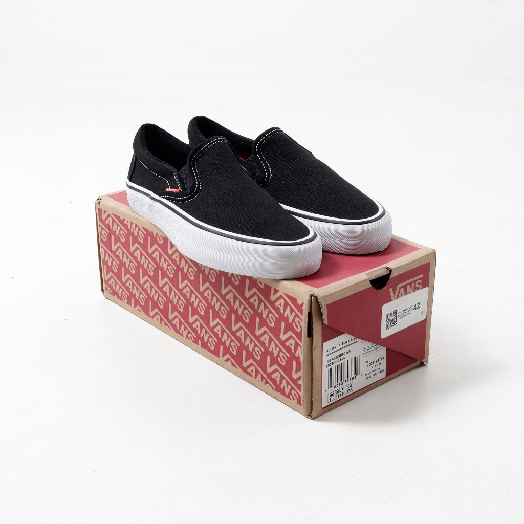 Vans Slip On Pro Black White