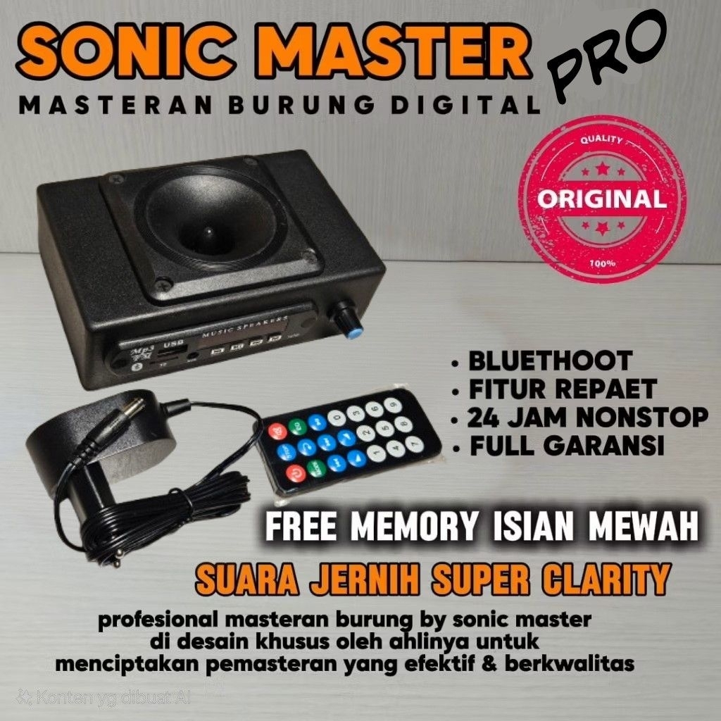 NEW SONIC MASTERAN BURUNG MONCER GO