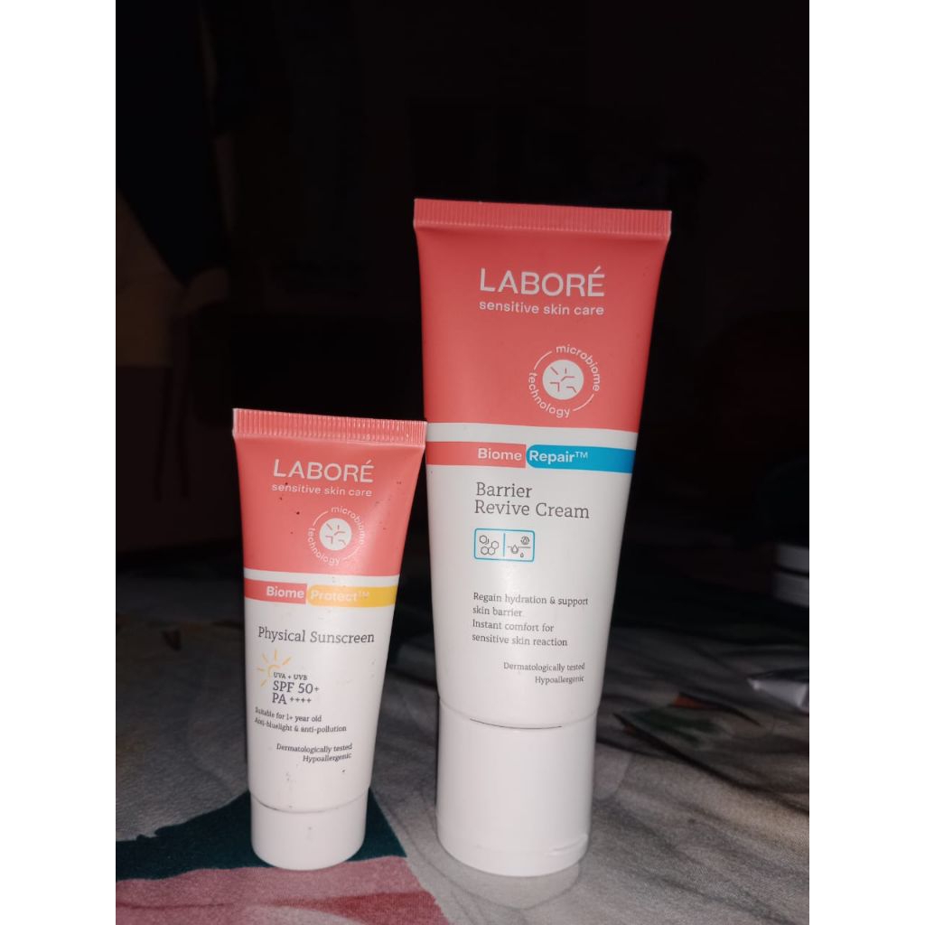 preloved moisturizer labore barier cream & sunscreen labore