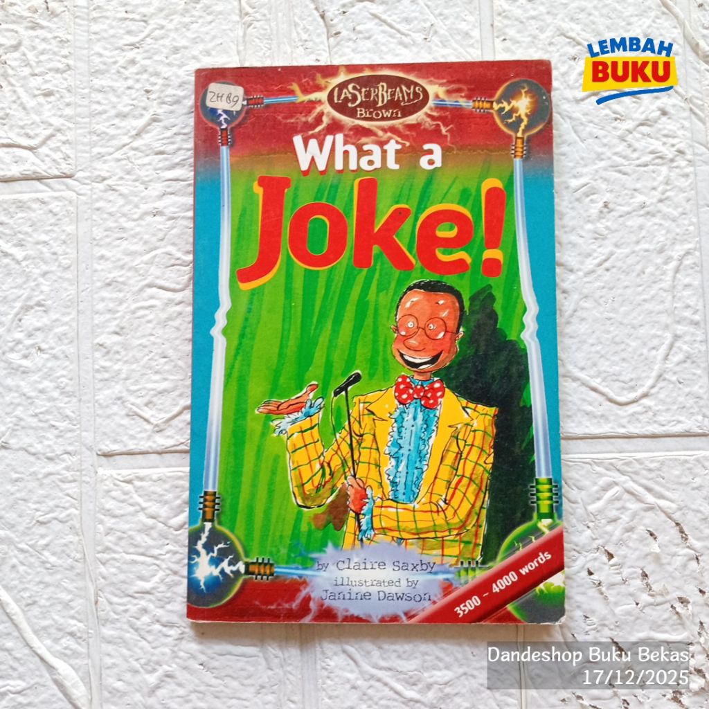 Laser Beams Brown - What a Joke by Claire Saxby - Preloved English Children Novels