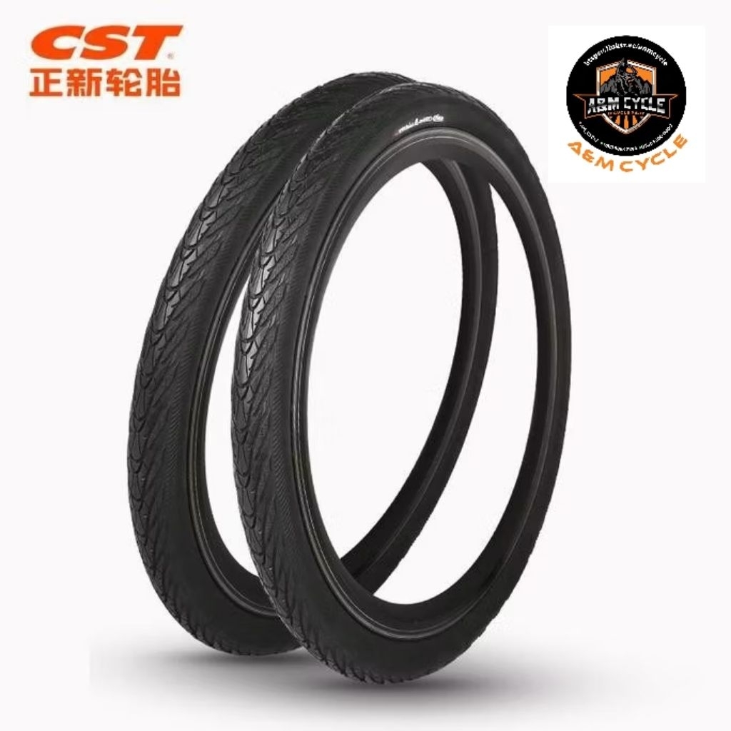 Ban luar CST Tires City 16×1.3/8 (16+) ETRTO 349 Ban sepeda lipat 16 inchi