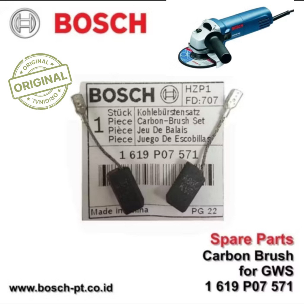 Carbon brush BOSCH gws 060 5-100 6-100 kull areng angker gerinda bosch cb bostel