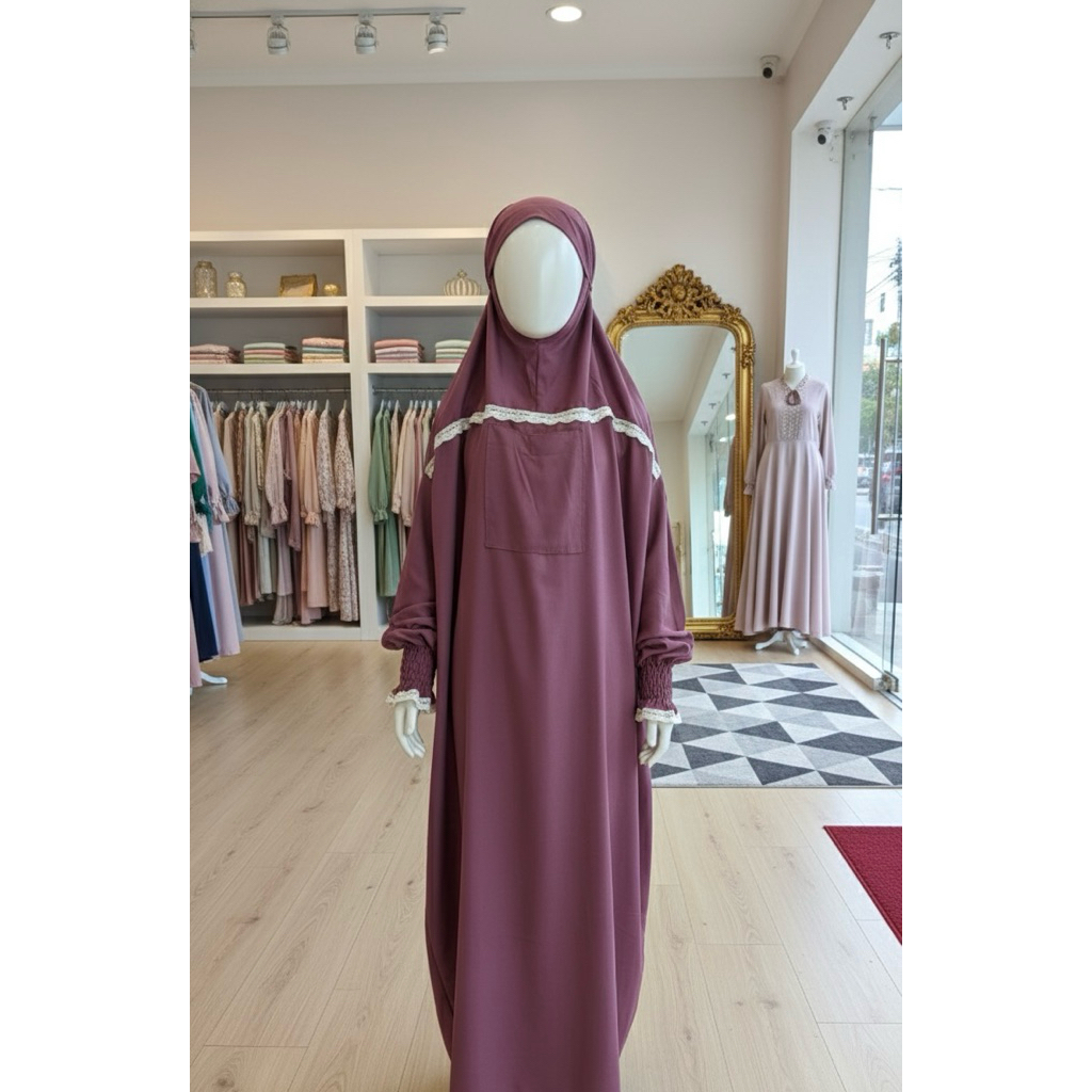 MUKENA HADROMAUT ANAK DAN REMAJA  mukena anak mukena remaja mukena terusan mukena rayon premium baha