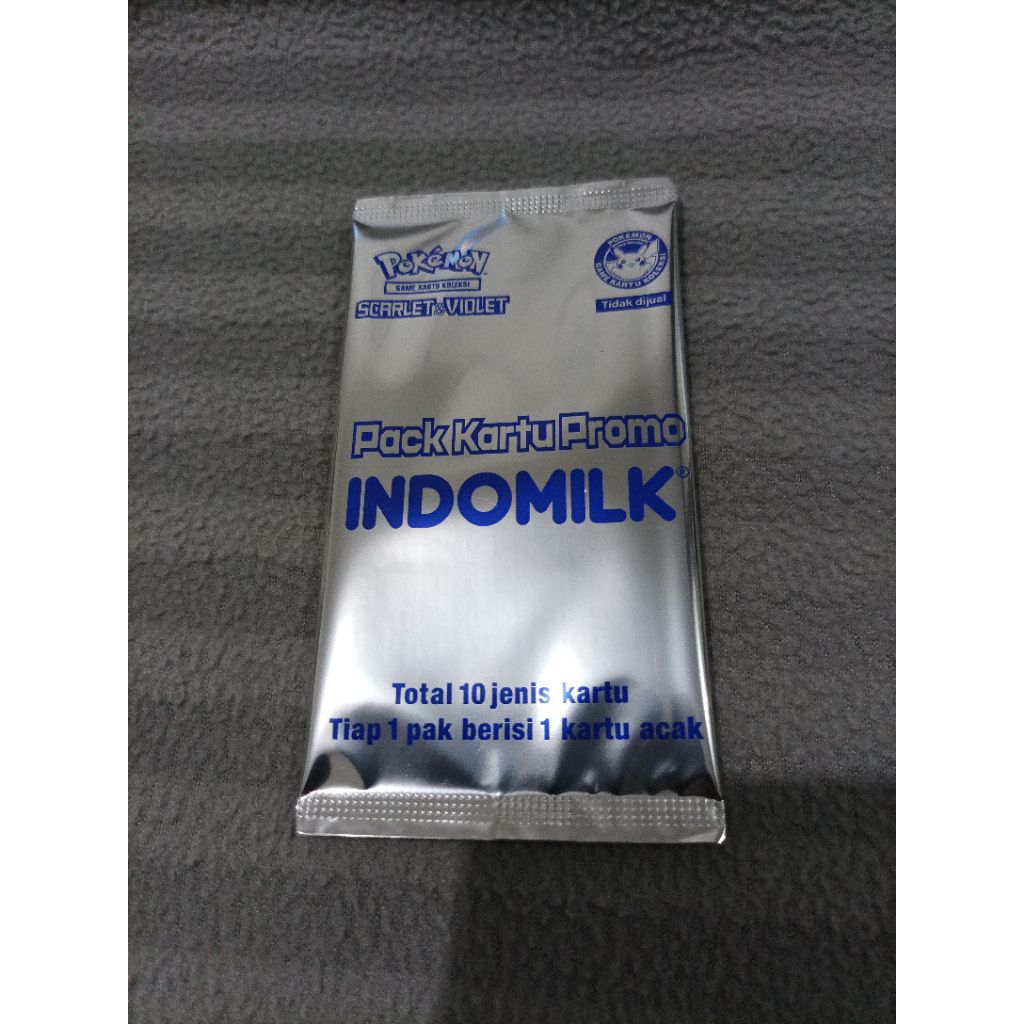 Pokemon indonesia TCG indomilk promo sealed pack (1 card)