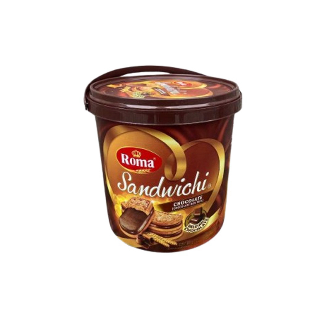 ROMA SANDWICH JAR CHOC TOPLES | KUE KALENG
