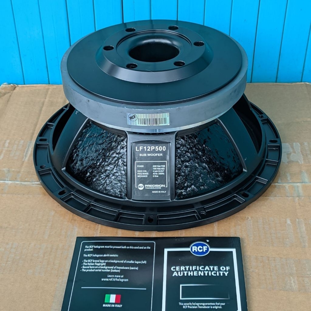 speaker 12 inch RCF LF 12P500 VC 4 IN DAUN COATING ORIGINAL/speaker 12 inch rcf lf 12p500 vc 4 in or