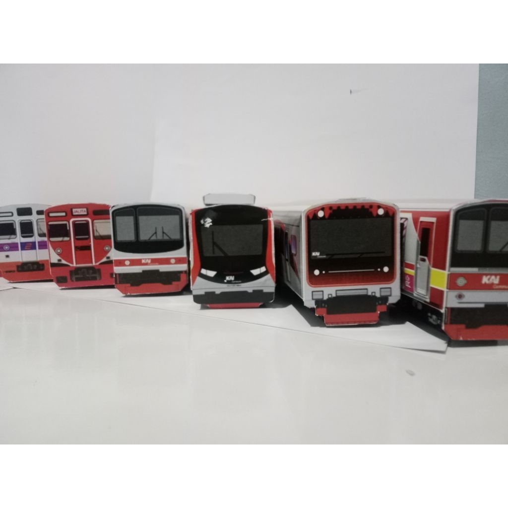 papercraft kereta krl SUPER BESAR