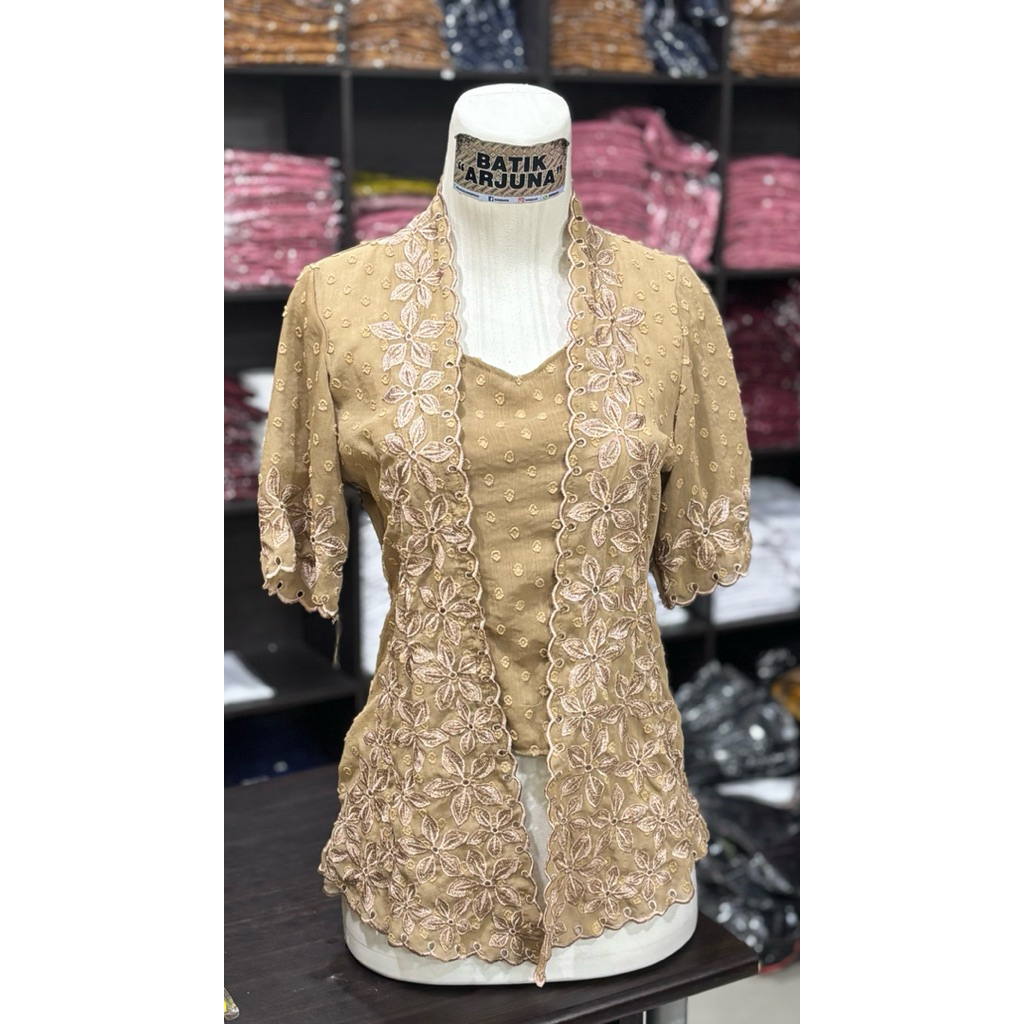 Kebaya Modern/ Kebaya Bali Bunga/Kebaya Lengan Pendek