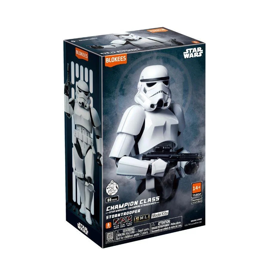(ready stock) Blokees X Star Wars Classic class Stormtrooper model kit