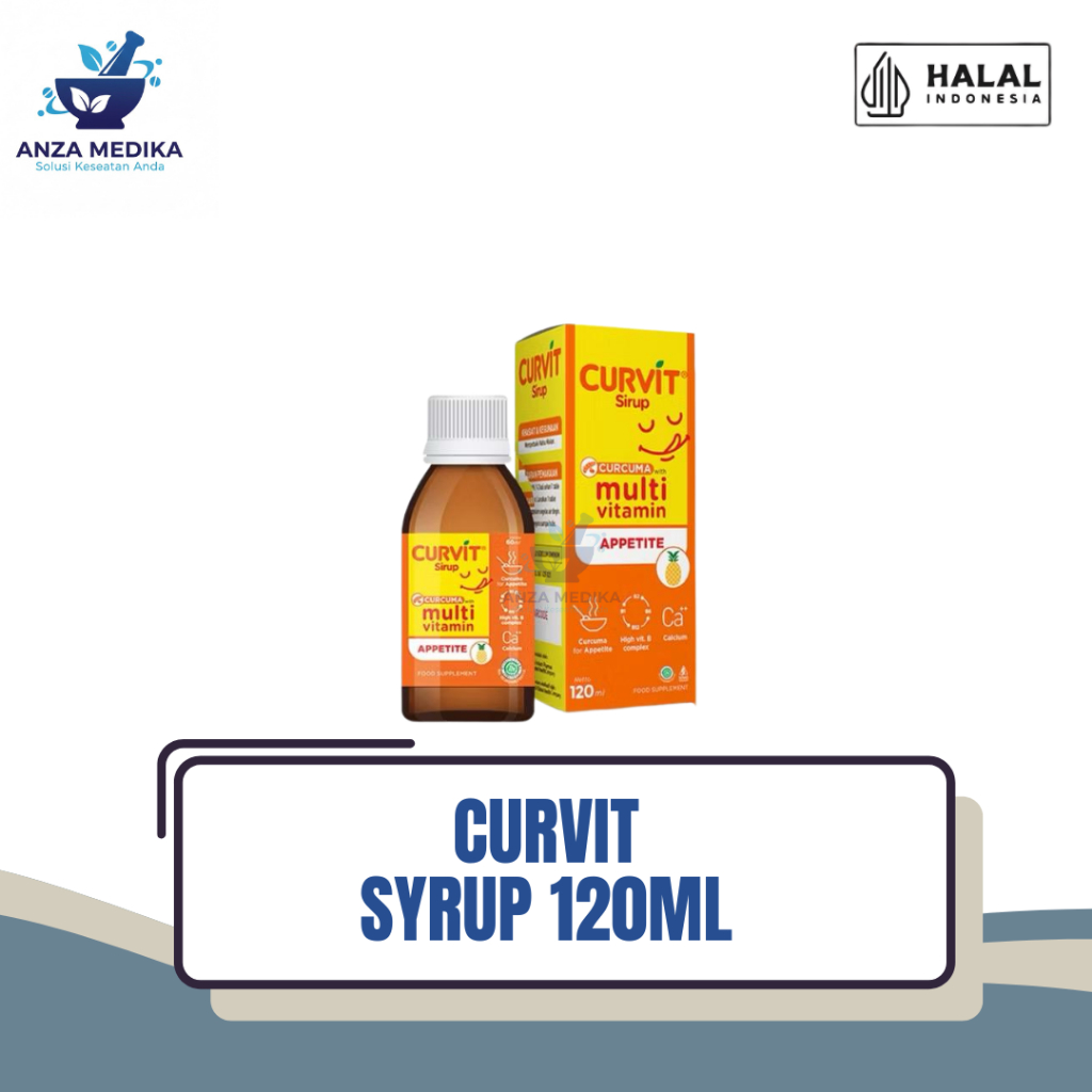 Curvit Syrup 120ML – Multivitamin Sirup untuk Anak & Dewasa