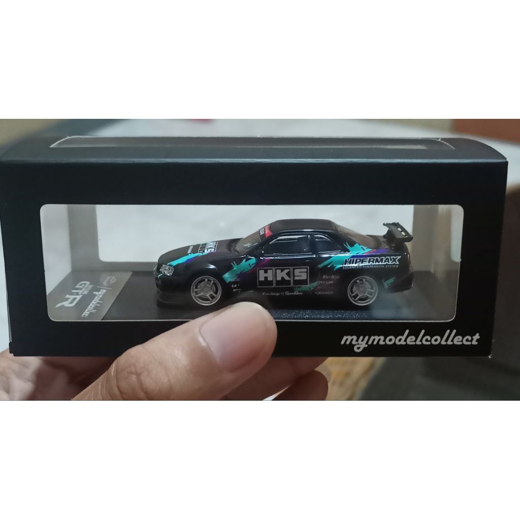 Mymodelcollect Nissan R34 HKS (minus kecil)