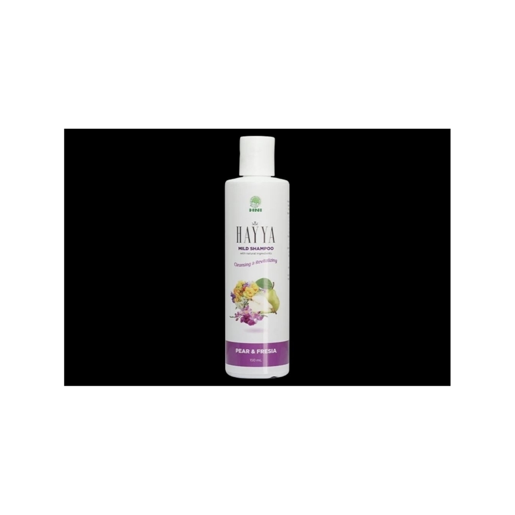 HAYYA SHAMPOO PEAR & FRESIA HNI HPAI. * jaga kesehatan rambutmu dengan sampo dari HNI. * herbal mura