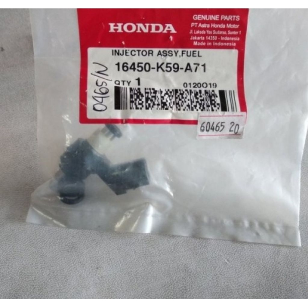 16450-K59-A71 HGP AHM 100% INJECTOR ASSY FUEL HONDA VARIO 150 16450K59A71