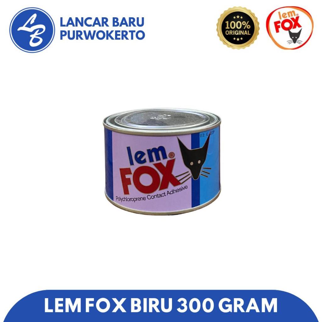 LEM FOX BIRU 300 GRAM - LEM VINYL, KAYU, BUSA (LEM KUNING)