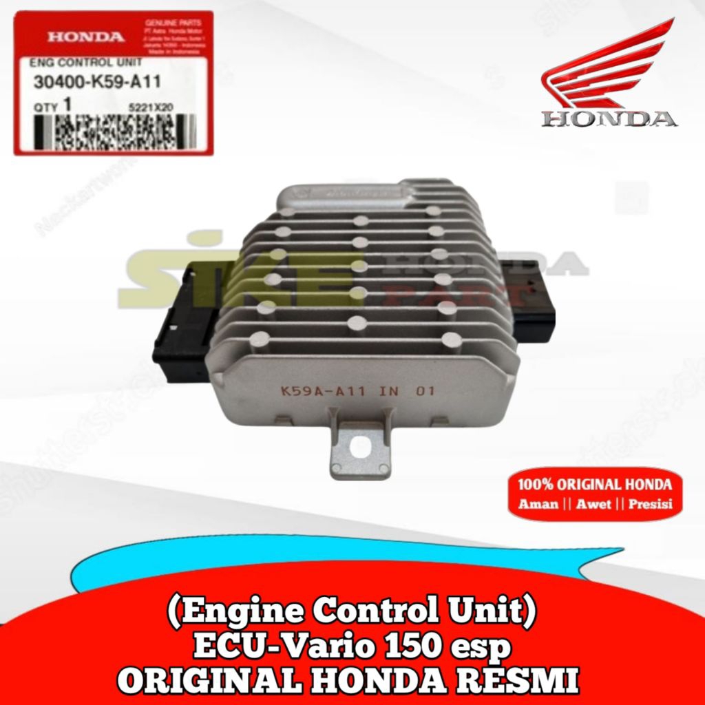 30400-K59-A11 ECU Unit Control Vario 125 Vario 150 Led ISS 2015 - 2017 Original Honda Resmi