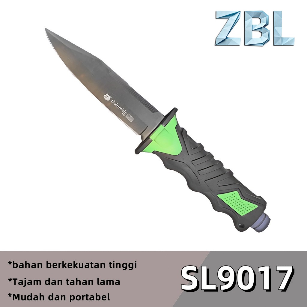 ZBL Pisau Selam Stainless 017/ Dive Knife/ Saber Knives/ Sangkur/ Survival