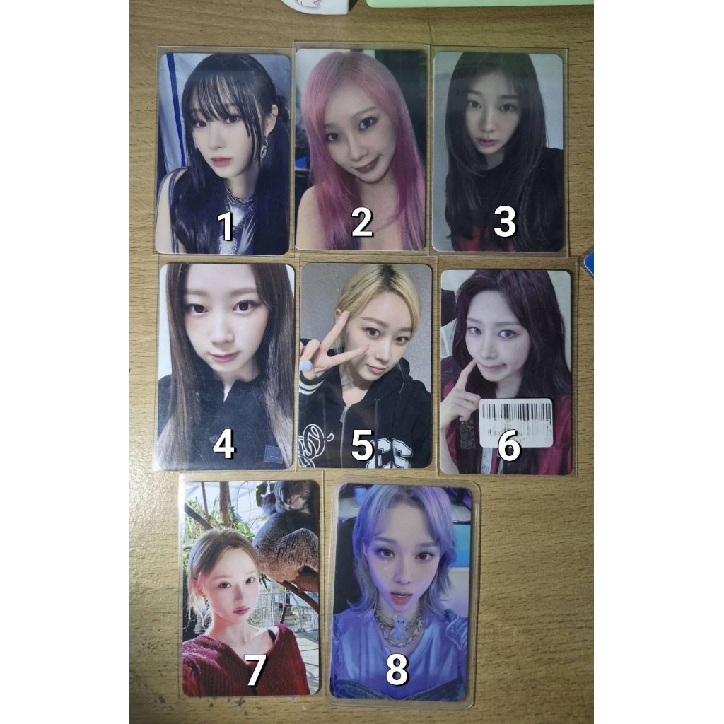 [Read Desk] PHOTOCARD OFFICIAL GISELLE ARMAGEDDON, WHIPLASH, DRAMA POB & WINTER