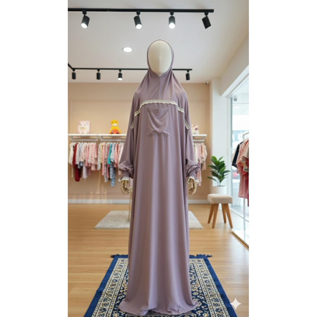 MUKENA HADROMAUT ANAK DAN REMAJA  mukena anak mukena remaja mukena terusan mukena rayon premium baha