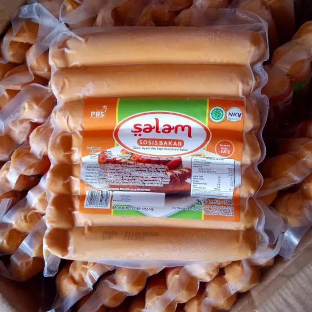 SOSIS BAKAR JUMBO SALAM ISI 7 HALAL FROZEN FOOD
