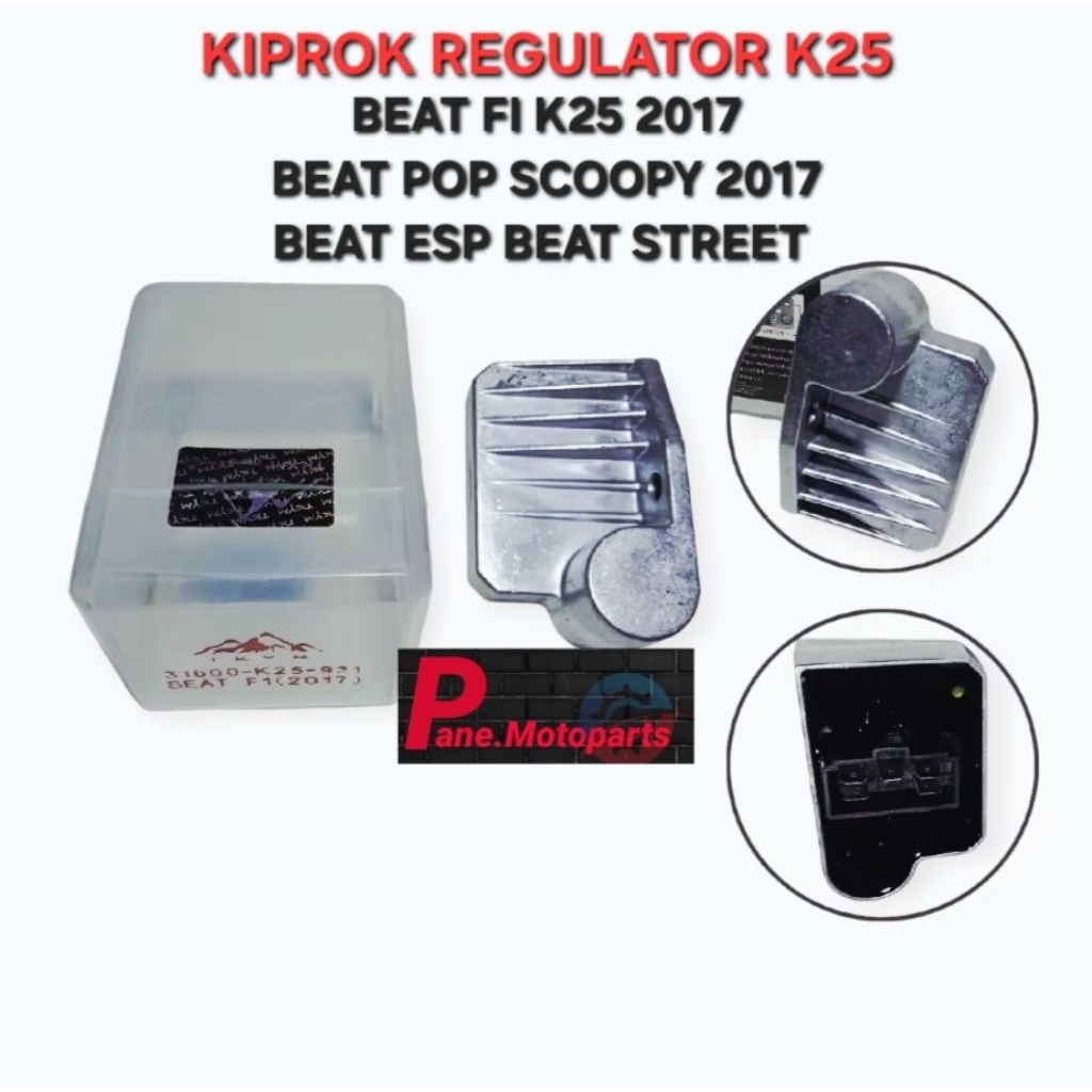 KIPROK REGULATOR RECTIFIER K25 STATER HALUS BEAT FI 2017 BEAT POP BEAT ESP STREET SCOOPY FI 2017 BES