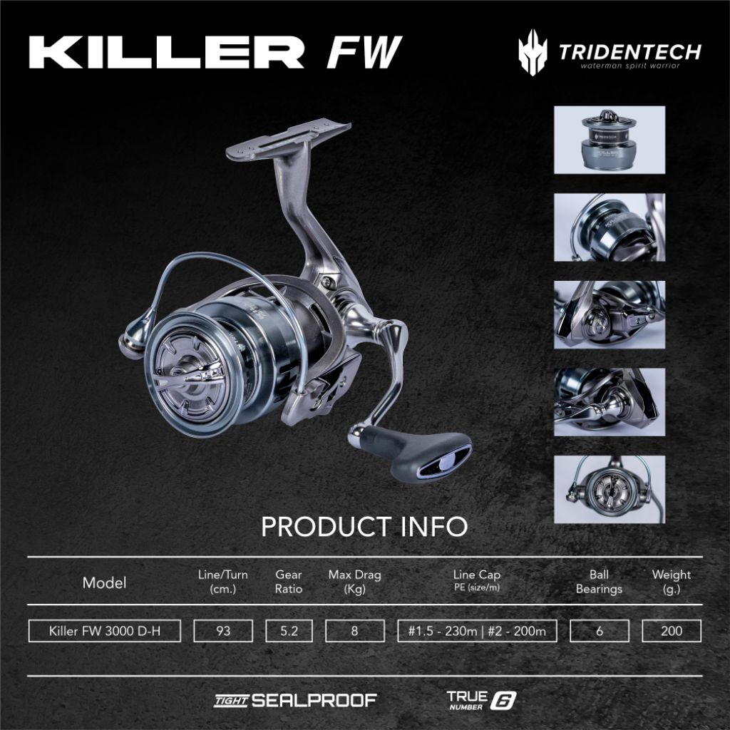 Reel Tridentech Killer FW 3000 D-H