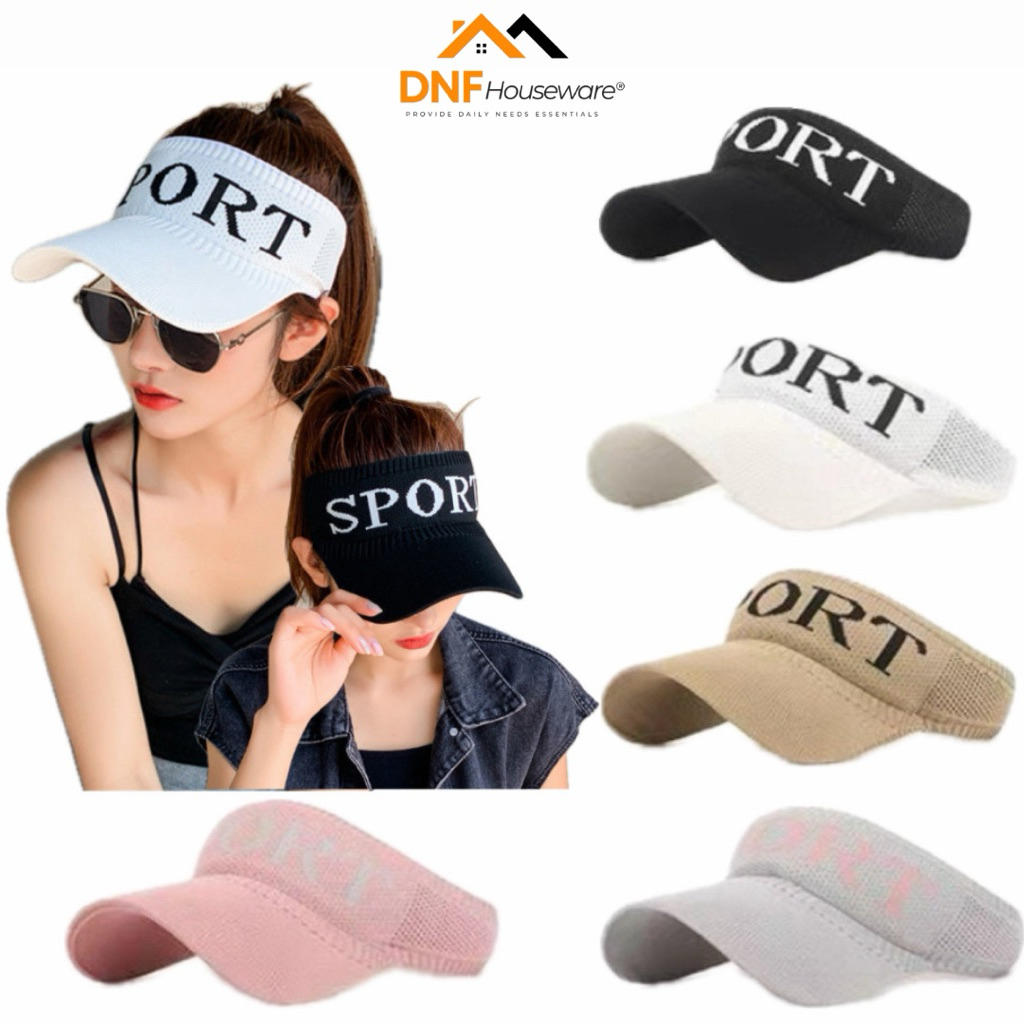 DNF HOUSE Topi Sport Rajut Katun Elastis Topi Golf Topi Tennis Topi Baseball Topi Padel Topi Rajut K