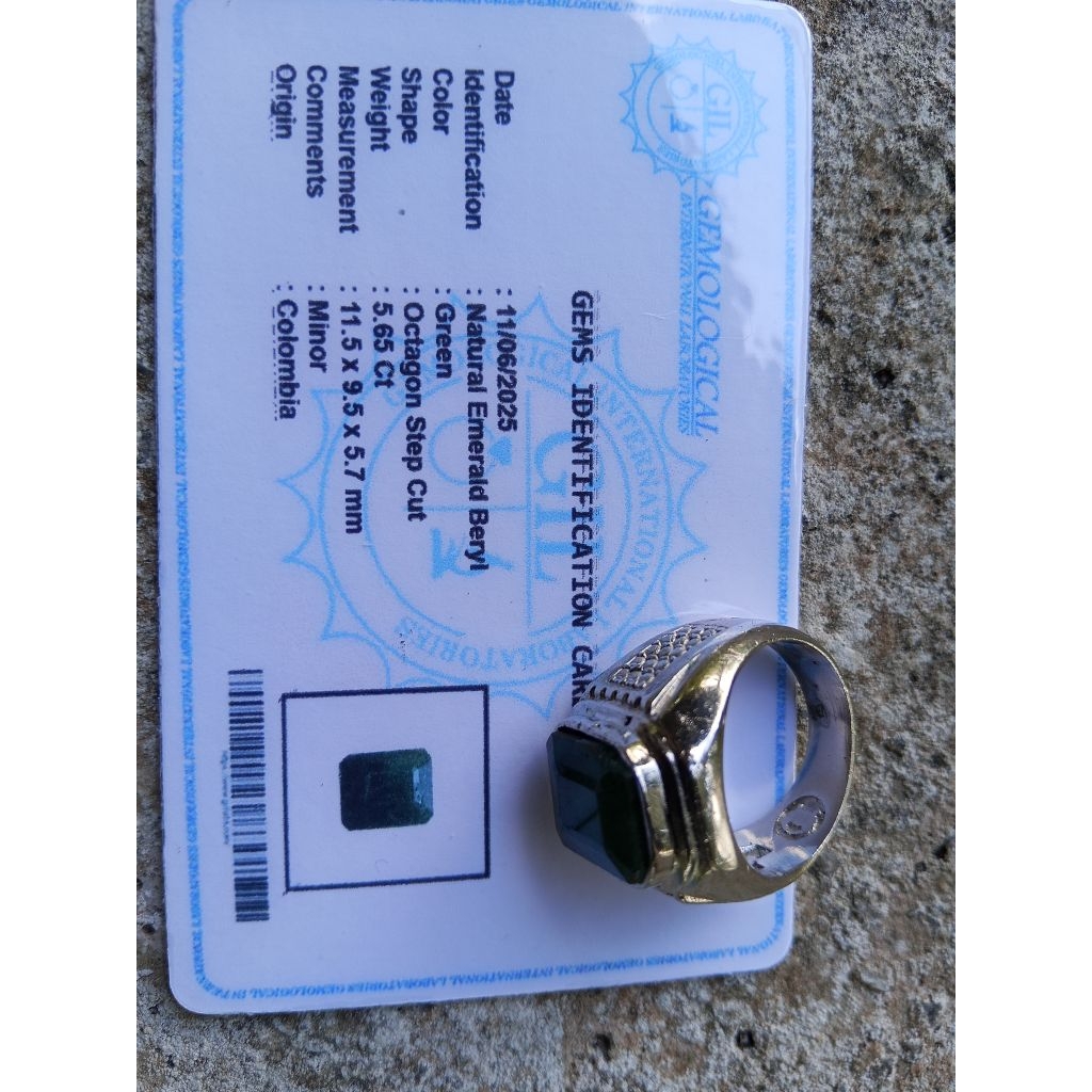 Natural Emerald Beryl Zamrud Columbia murah memo