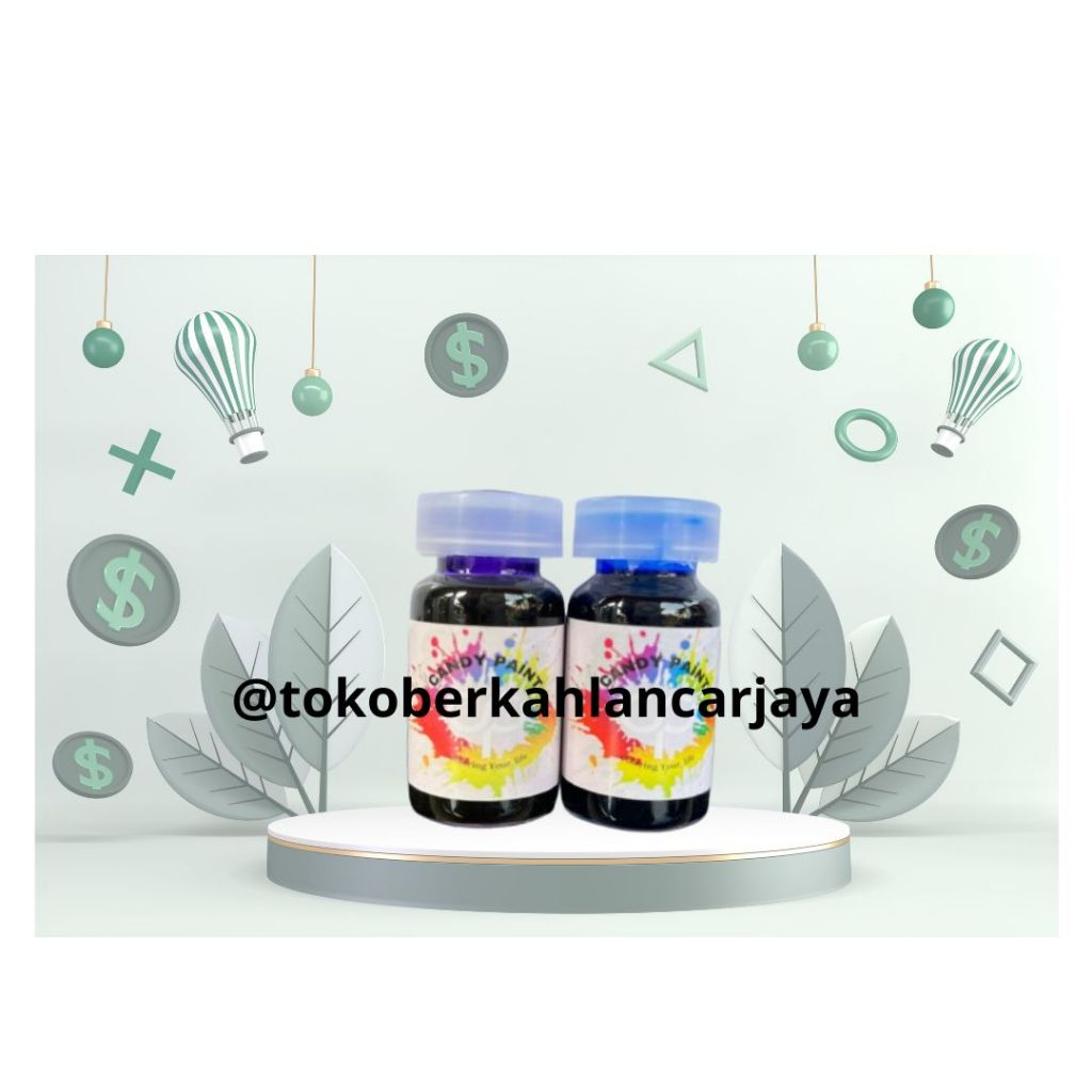 (OLES) 12.5 ML CAT CANDY PAINT CAT CANDY CHROME  CAT OLES  CAT LOGAM CAT PEWARNA OLES CAT CANDY PAIN