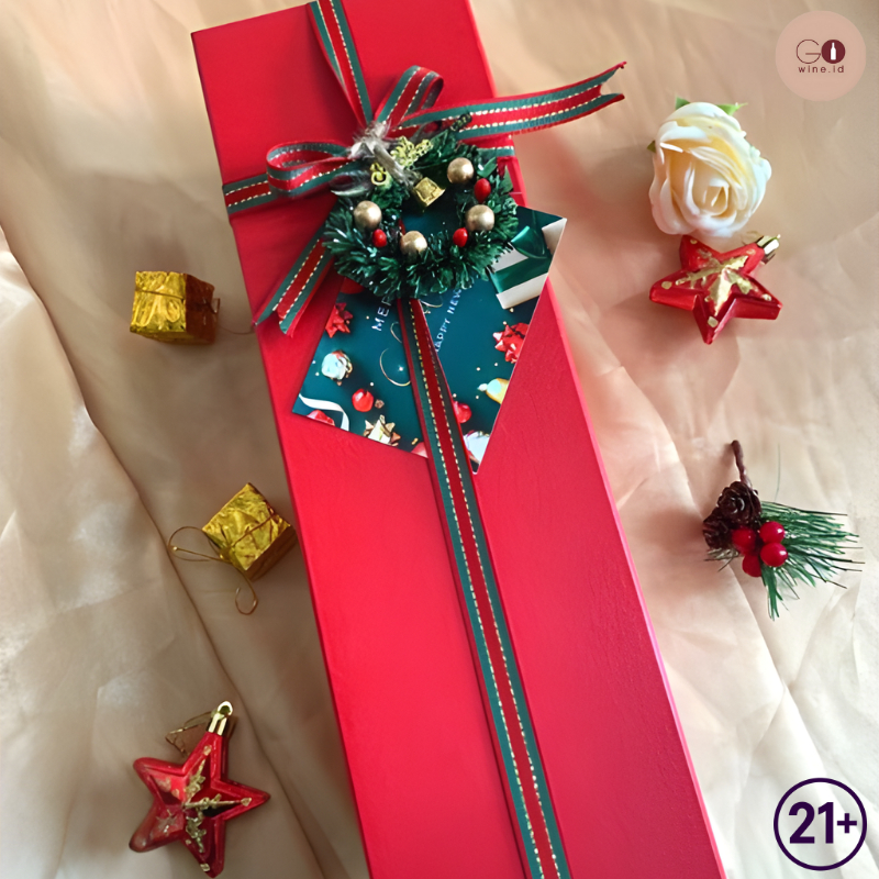 Extra Box Hampers Christmas Edition (BELUM TERMASUK BOTOL) Kado Natal - Packaging Custom