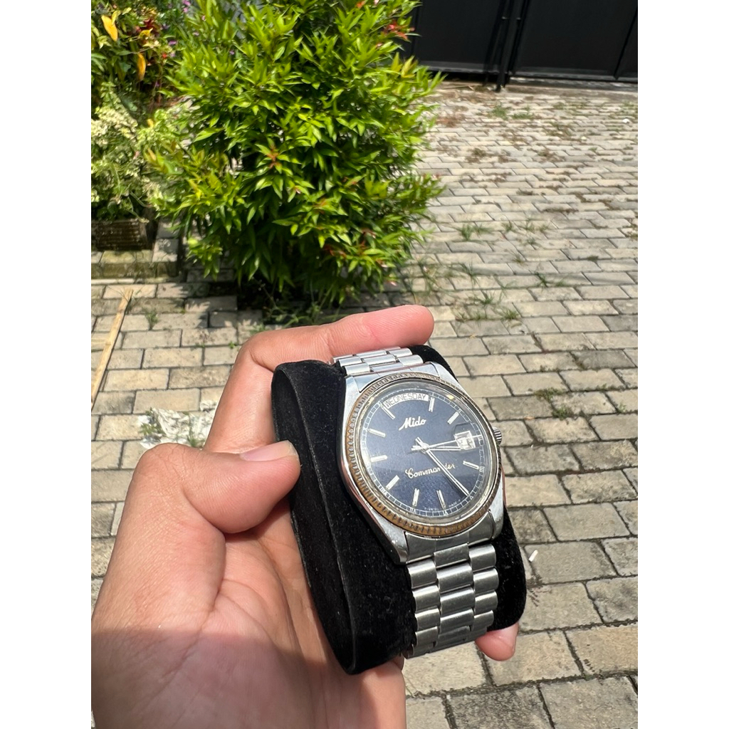 Mido Commander President Blue Dial Original.  #midopresident8299-1 #midocommanderbluedial #midopresi