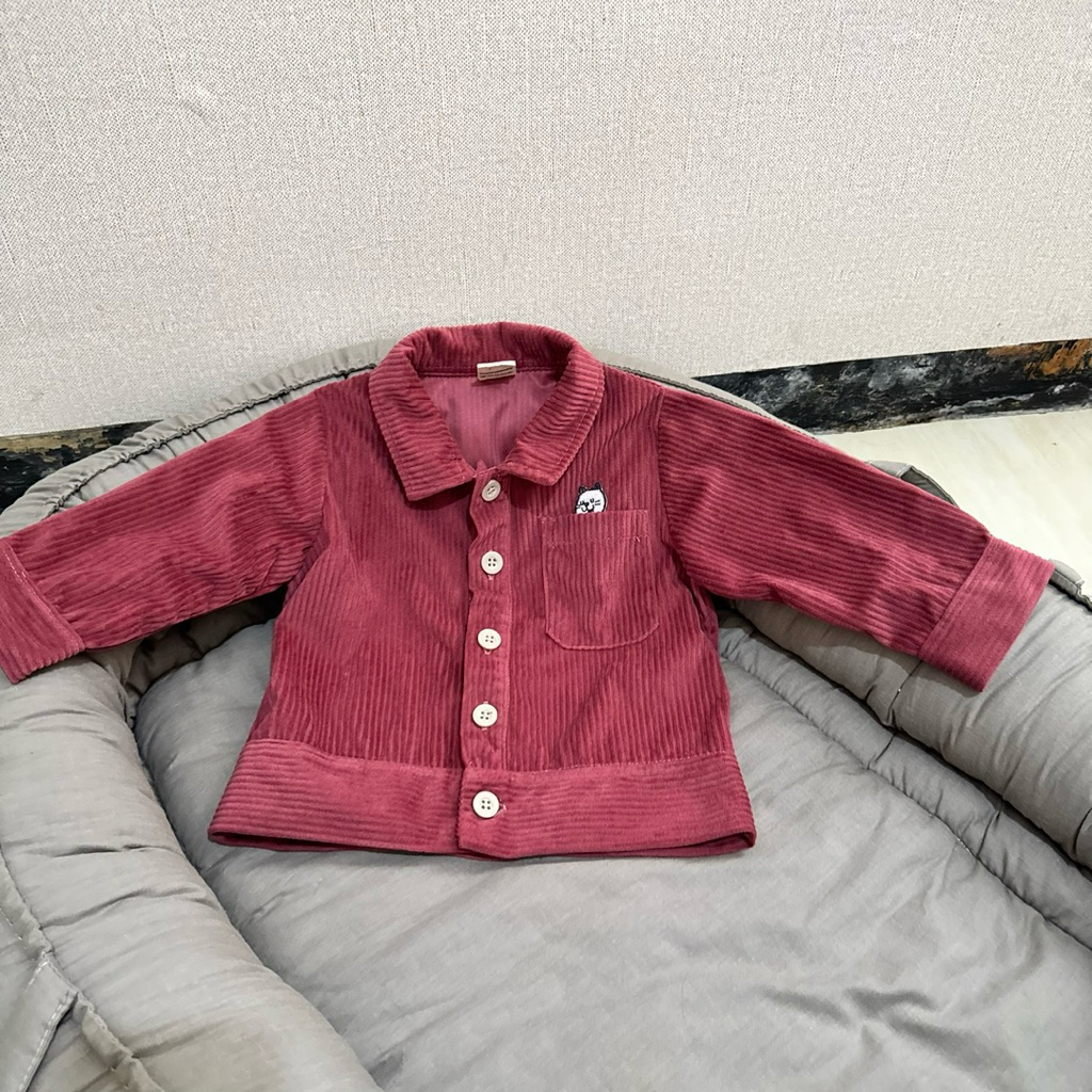 preloved jaket anak minitoday corduroy