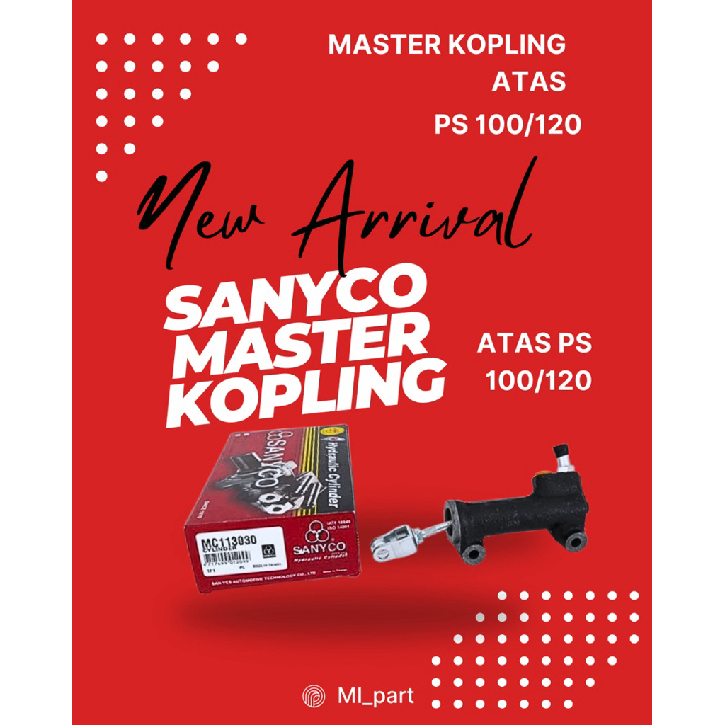 Master Kopling Atas Sanyco Original Ps 100/120