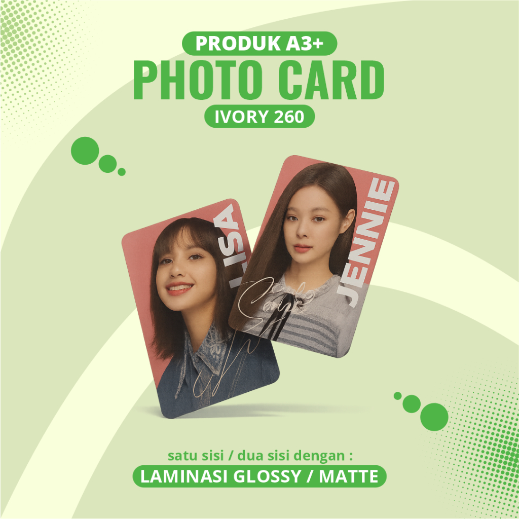CETAK PHOTOCARD CUSTOM GAMBAR