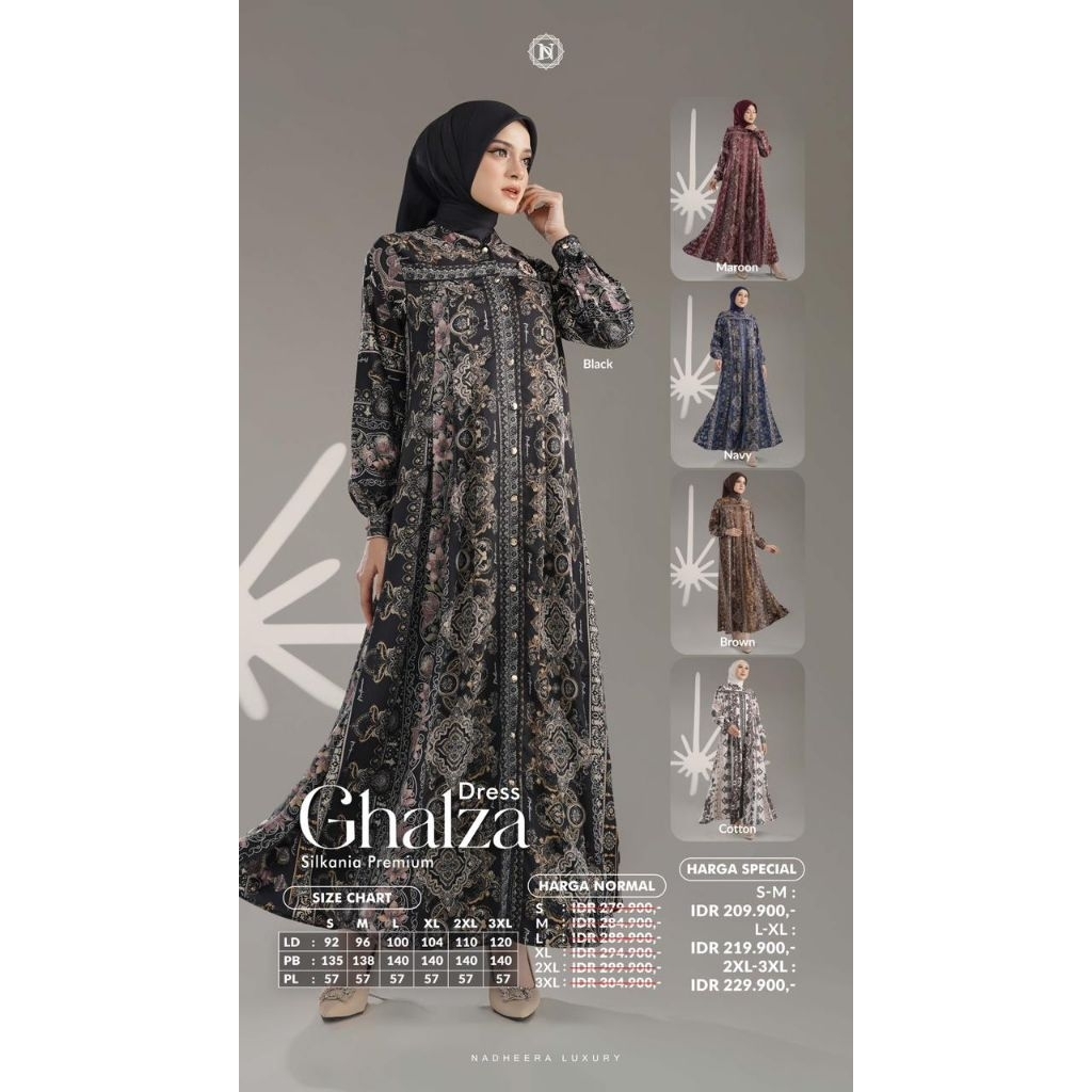 terbaru nadheera Ghalza dress nadheera luxury promo