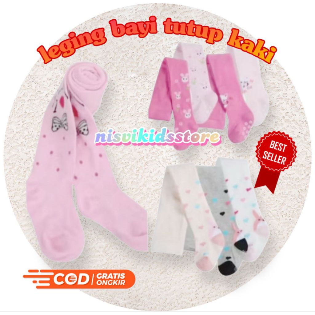 LEGING KIDS 4PCS/LEGING BAYI TUTUP KAKI/LEGING KOREA PREMIUM/LEGING ANAK/LEGING ANAK MURAH