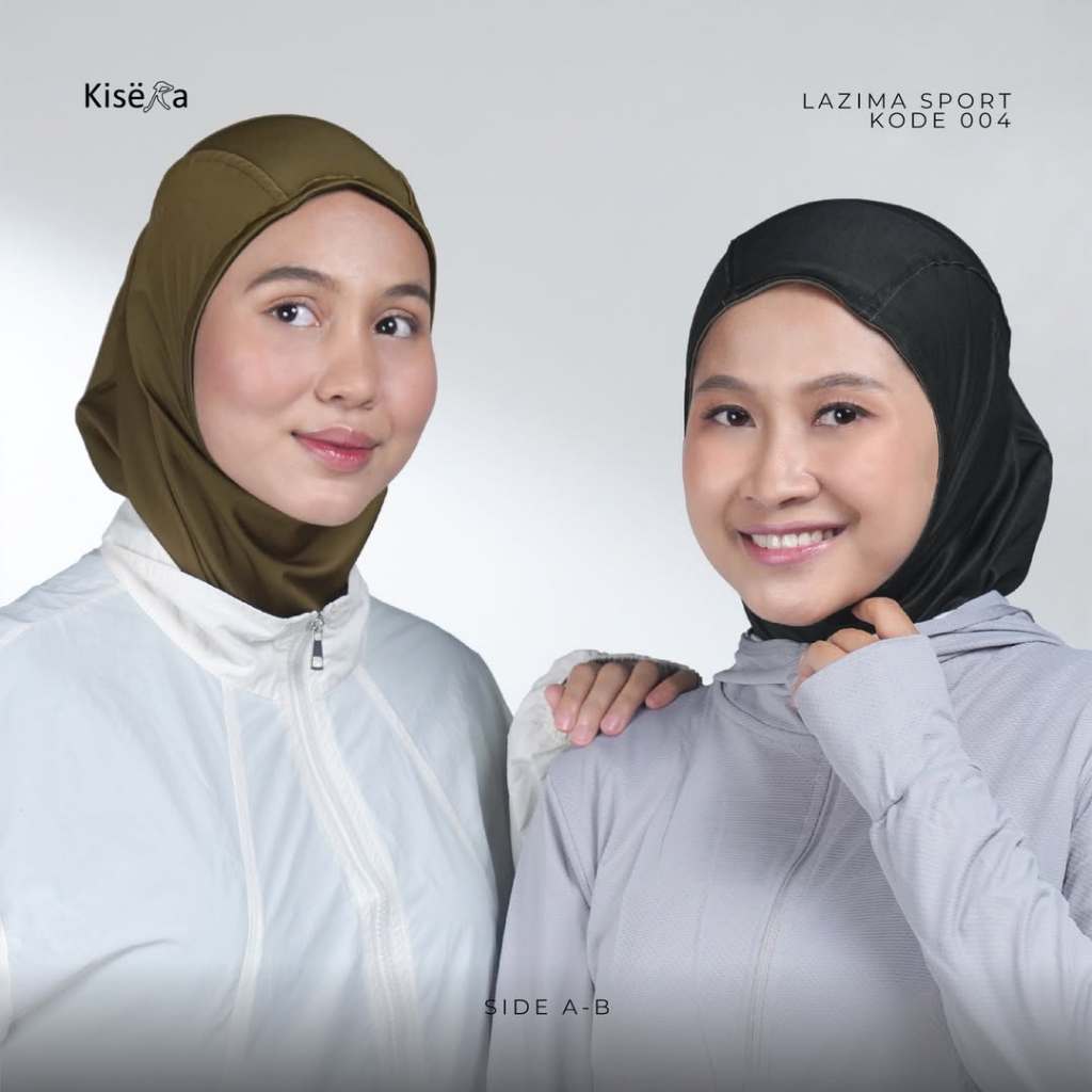 Kisera Official | Bergo Lazima  sport 004 | Satu Kerudung Empat Warna | Kerudung Bolak-Balik pertama