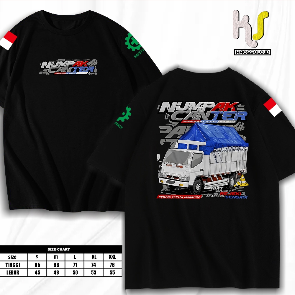 KAOS TRUCK NUMPAK CANTER - KAOS TRUCK CABE LAOK - KAOS DISTRO - COCOK UNTUK PRIA DAN WANITA