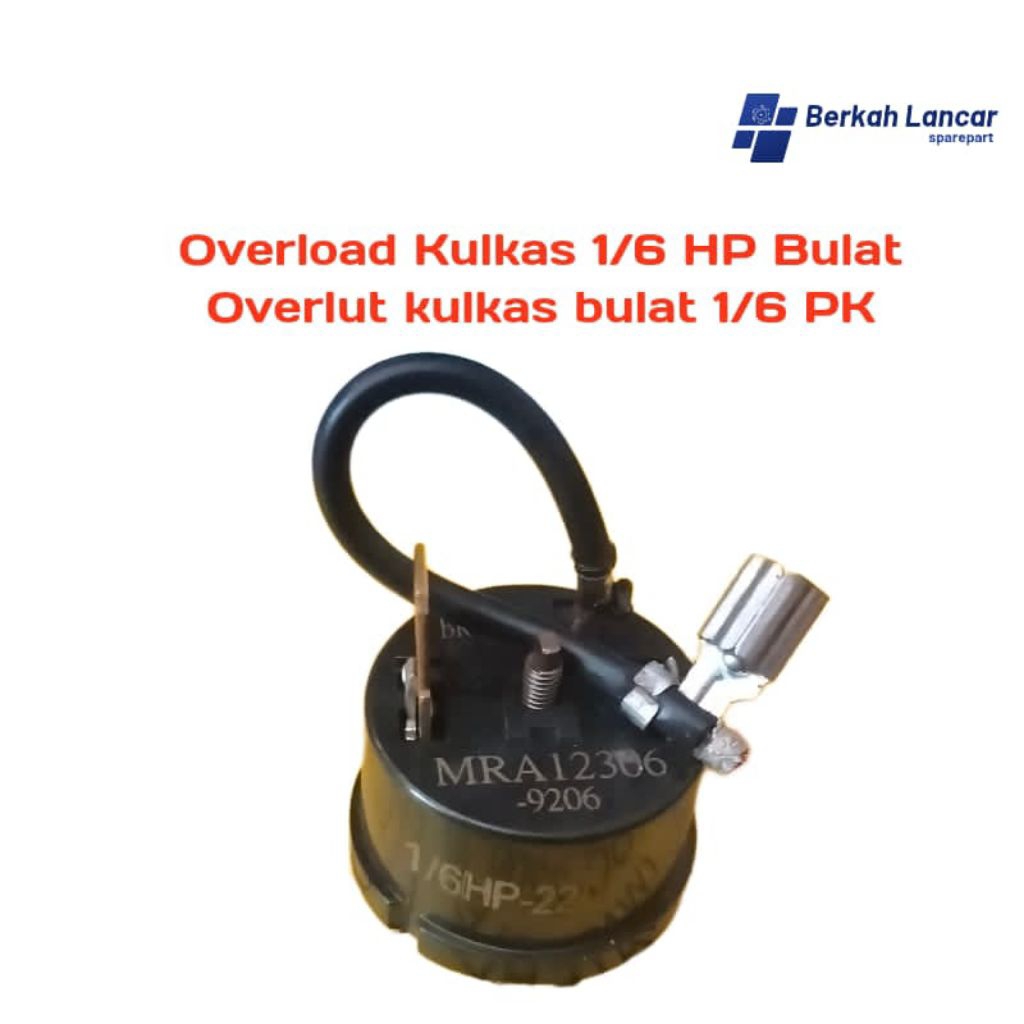 overload kulkas 1/6 hp bulat overload kulkas bulat 1/6 PK