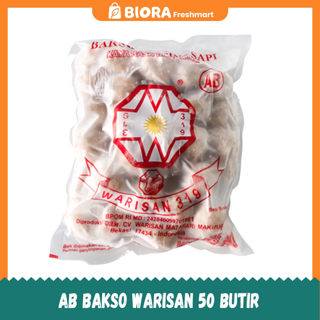 AB BAKSO WARISAN - Bakso Daging 50 Butir